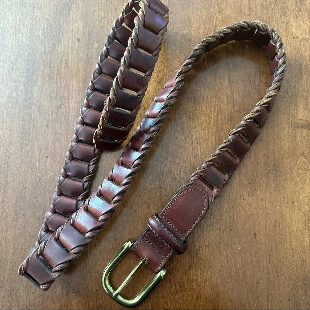 Leather belt unbranded